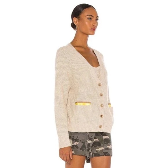 Le Superbe Sand/Beige Beach To Bar Cardigan Sweater - Picture 7 of 7
